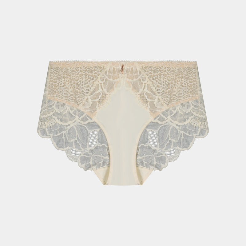 Midnight Express Full Brief in EGRET. Flat lay front view