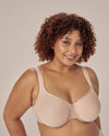 Perfect Lines Contour Bra in LATTE. Feature shot