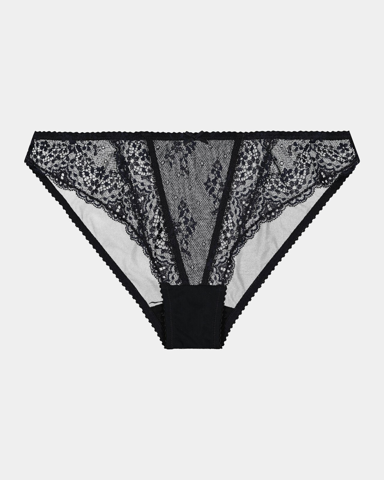 Sofia Bikini in BLACK. Flat lay front view