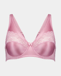 Classic Underwire Underwire Bra in LILAS. Flat lay front view