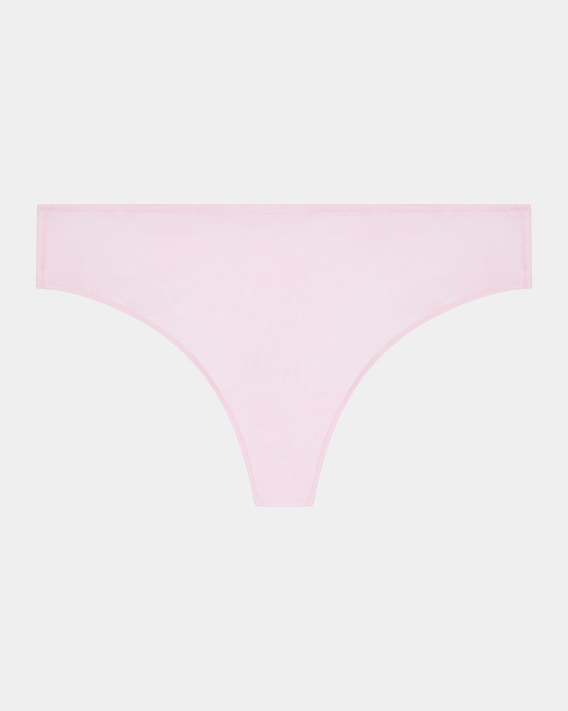 Au Naturel Thong in FESTIVAL BLOOM. Flat lay front view