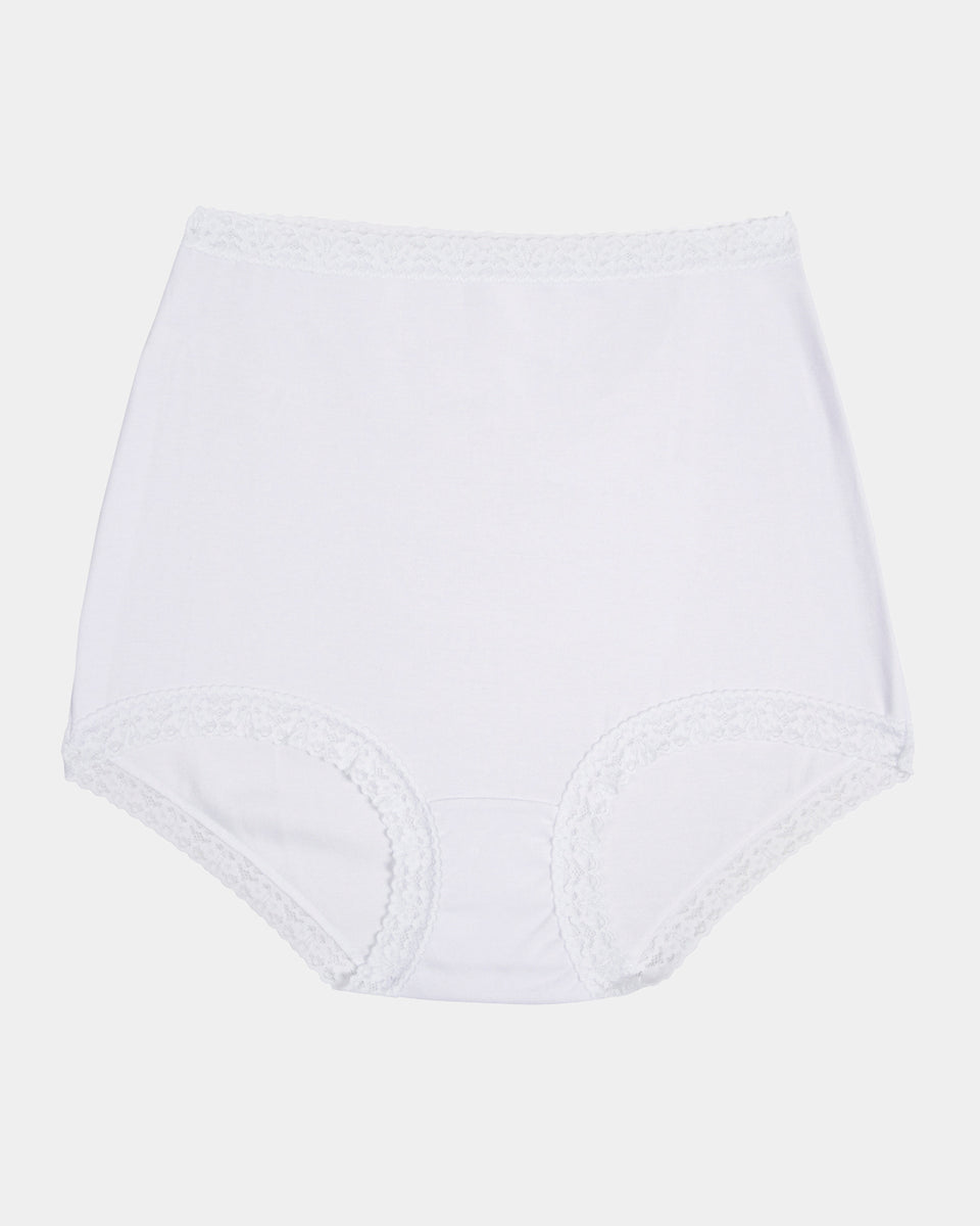 Bendon Cotton Full Brief In White Bendon Lingerie bendon-cotton-full-brief-in-white-bendon-lingerie