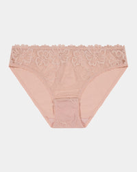 Lacey Bikini in LATTE. Flat lay front view