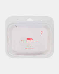 Model wears The Wing Bra Strap + Back Less Bras in Nude. On body front view