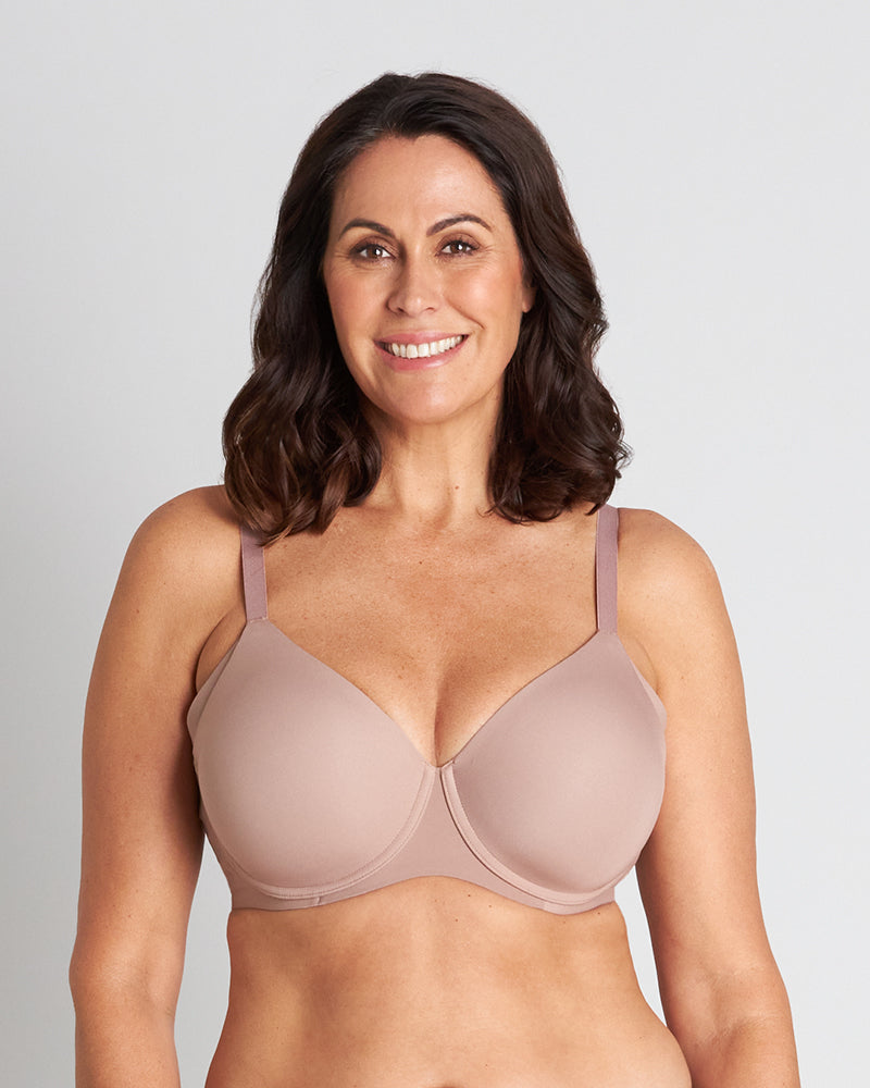 Buy Latte Nude Recycled Lace Full Cup Comfort Bra - 32G, Bras