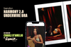 Hero banner Advertisement for a 'Harmony 2.0 Underwire Bra' by Bendon, featuring Charli D'Amelio in Remix Magazine.