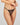 Model wears Romilly Thong in BLACK. On body side view