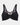 Bendon Sport Underwire Bra in BLACK/SILVER. Flat lay front view