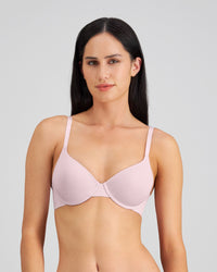 Model wears Comfit Collection Contour Bra in FESTIVAL BLOOM. On body front view