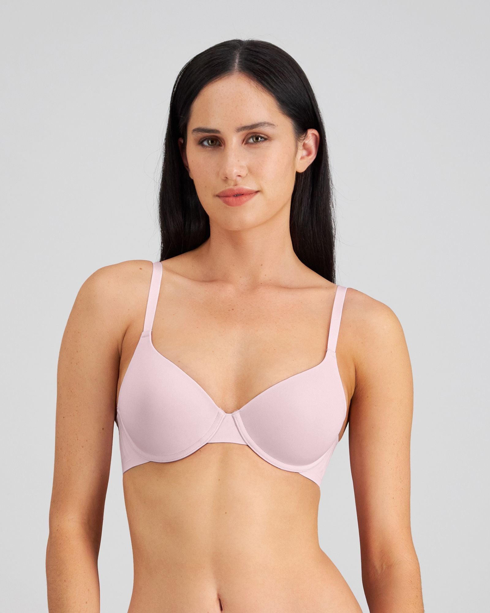 Model wears Comfit Collection Contour Bra in FESTIVAL BLOOM. On body front view