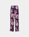 Mihika Sleeping Long PJ Pant in HONOLULU HAZE PRINT. Flat lay front view
