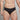 Model wears Cotton Stretch Mens Brief in BLACK. On body front view