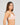 Model wears My Fit Lace Push Up Bra in FROSTED PINK. On body side view