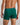 Model wears Bamboo Mens Trunk in RAIN FOREST. On body back view