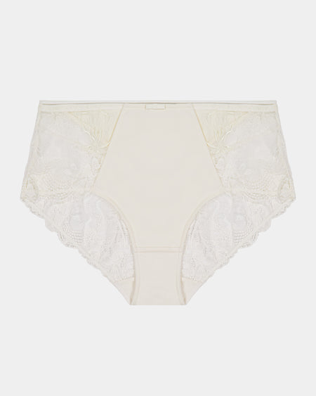 Dreamscape Full Brief in EGRET. Flat lay front view