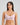 Model wears Comfit Collection Wire Free Bra in FESTIVAL BLOOM. On body side view