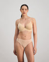 Simply Seamless Contour Bra in Nude. Feature shot