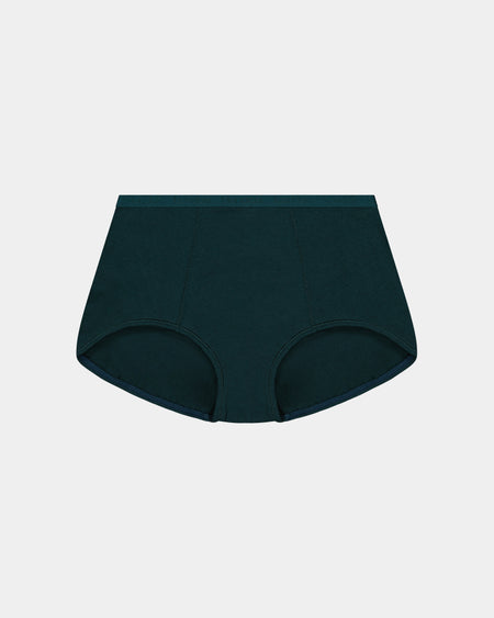 Body Cotton Full Brief in PONDEROSA PINE. Flat lay front view
