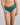 Model wears My Fit Lace Brazilian in EVERGLADE. On body front view