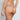 Model wears Lace Thong in MOCHA. On body back view