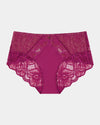 Midnight Express Full Brief in BEAUJOLAIS. Flat lay front view
