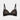 My Fit Laser Scallop Lace Push Up Bra in BLACK. Flat lay front view