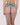 Model wears Eros Thong in EVERGLADE. On body back view