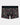 Retros Print Mens Trunk in PLUM MORRIS PRINT. Flat lay front view