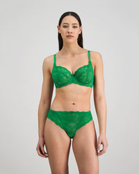 Juniper Bikini in PARADISE GREEN. Feature shot