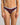 Model wears Leo Bikini in FIG/SKYWAY. On body front view