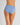 Model wears Body Cotton High Cut Brief Twin Pack in COLONY BLUE/LANTANA. On body back view