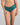 Model wears My Fit Lace Brazilian in EVERGLADE. On body front view