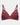 Embrace Contour Bra in OXBLOOD RED. Flat lay front view