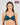 Model wears Comfit Collection Contour Bra in RAIN FOREST. On body front view