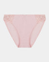 Baroque Bikini in ICY PINK. Flat lay front view