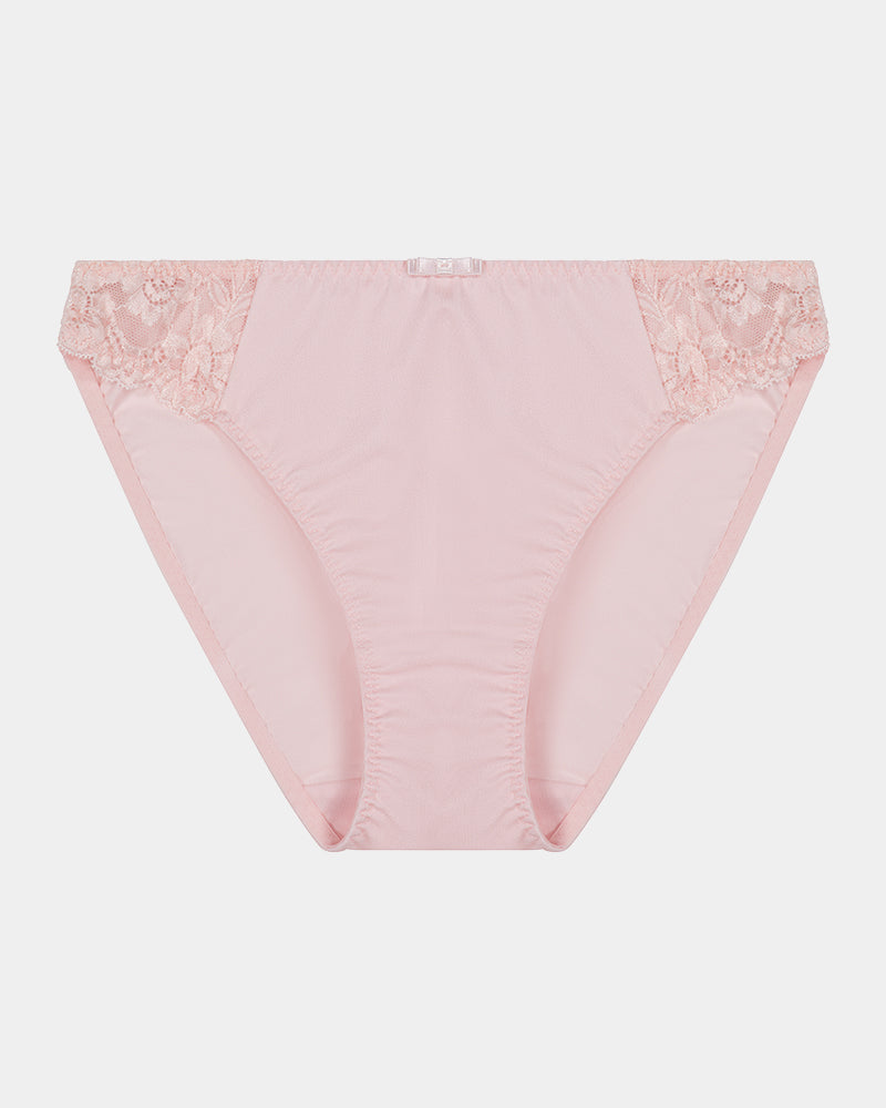 Baroque Bikini in ICY PINK. Flat lay front view