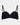 Bendon Essentials Strapless Bra in BLACK. Flat lay front view