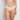 Model wears No Show Bikini in LATTE. On body front view