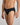 High Tech Cotton Mens Brief in BLACK. Flat lay back view