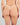 Model wears Eros Thong in SUGAR. On body back view