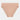 Seamless High Cut Brief in LATTE. Flat lay front view