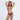 Model wears My Fit Jacquard Push Up Bra in BLACK. On body front view