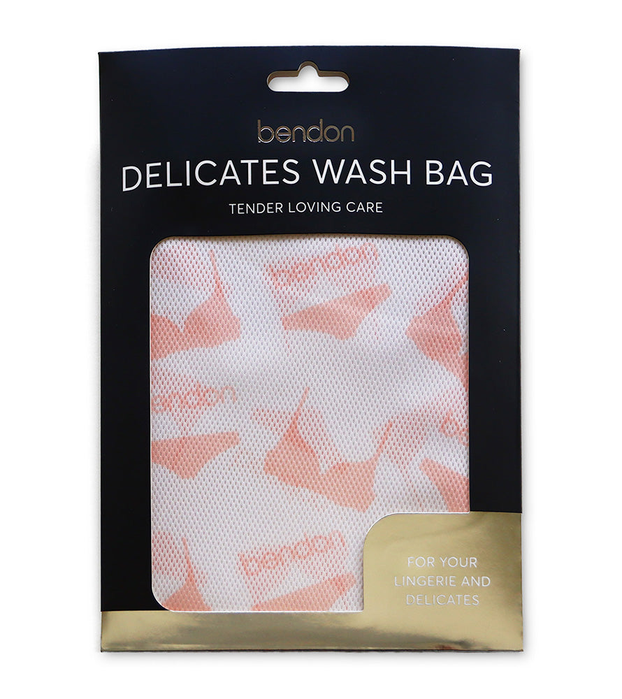 Bendon Wash Bag in WHITE. Flat lay front view