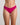 Model wears Extra-Ordinary Bikini in FANTASY FUCHSIA. On body front view
