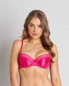 Model wears Makayla Contour Bra in CABARET. On body front view