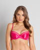 Model wears Makayla Contour Bra in CABARET. On body front view