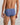 Model wears Bamboo Mens Brief in VINTAGE INDIGO. On body back view