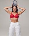 Lumiere Underwire Bra in SALSA. Feature shot