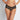 Model wears Alessandra Bikini in BLACK. On body front view