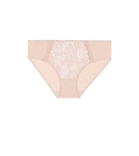 Divine Bikini in ROSE DUST. Flat lay front view